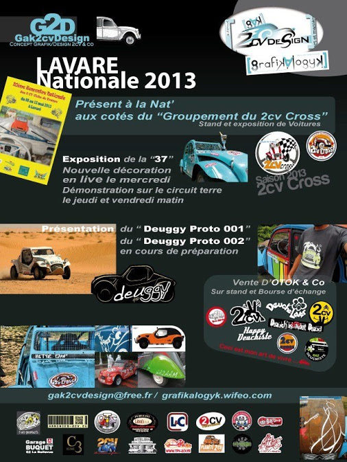 2CV Rencontre Nationale 2013 Lavaré