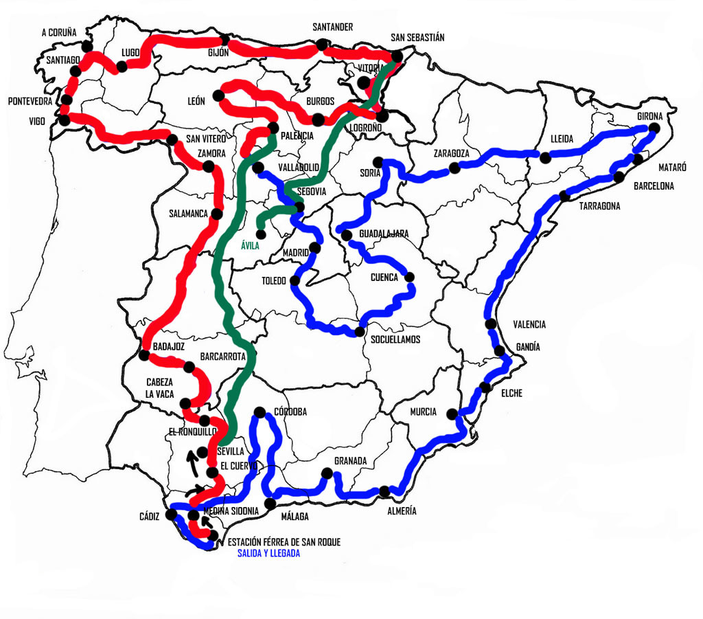 mapa Vuelta España-2cv