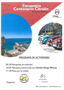 Encuentro Centenario Citroën. Alicante @ Alicante